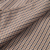 Women Short Trench Coat Jacket Plaid Lapel Double Breasted Belted Waist Loose Long Sleeve Checkered Cropped Lady Autumn Coat