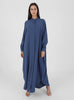 Abaya Dress Muslim Robe Abaya Ramadan Ladies Long Sleeve Islamic Dress Middle East Abayas Women Clothing Without Hijab