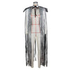 Sparkly Wing Fringe Tassel Patchwork Shawl Women Vintage Cosplay Cape Ponchos Bohemian Cardigan Cloak Boho Capes Streetwear