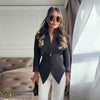 Chic Waist Cinched Women's Jacket Stand Collar Single Breasted Slim Blazer Coat Lady Spring Casual Slim Commute Outerwears