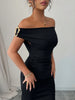 Autumn Women's Off-Shoulder Boat Neck Dress Sexy Elegant Long Skirt Evening Gown for Women