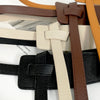 1Pc Designer Belts for Women Knot Soft Pu Leather Long Cummerbunds Wide Coat Femme Dress Waistband