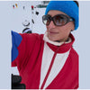Winter Women's One‑piece Ski Suit Hooded Zipper Pocket Full Sleeve Coat Pant Suits Lady Warm Vacation Skiwear