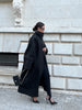 Green Oversized Belt Overcoat Elegant Long Sleeve Women Pleated Lapel Lace Up Windbreaker Autumn Lady Casual Street Outerwear