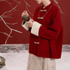 Autumn Winter Woolen Coat Women Loose Long Sleeve Woolen Jackets Female Vintage Chinese Style Wool Coats Warm Overcoats