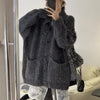 Autumn Winter Loose Cardigan Sweater Women Knitted Coats Female Long Sleeve Casual Knitwear Knit Cardigans Shirt Tops