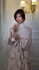 Early Autumn Turtleneck Lantern Sleeves Shinny Ruffles Pullover Floor Length Vacation Dress High Waist Female Vestido