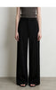 Wide Pants Woman Autumn Pleated Breathable Casual Trousers Loose Versatile Middle-aged Women's Clothing 12623019