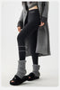 Autumn Winter Thick Foot Pants Sharkskin Leggings Women's Rabbit Fleece Warm Leggings High Waist Elastic Non Trace Yoga