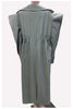 Autumn Long Oversized Ruffled Trench Coat for Women Drawstring Loose Elegant Chic Asymmetrical Overcoat