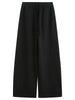 Fall Women's High Waisted Barrel Leg Soft Brushed Fleece Jogger Pants - Straight Cut Casual Pants for Daily Wear