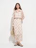 Retro Checkered Elegant Commuter Dress for Women Spring Quick-Drying Easy-Care WIth Inner camisole Dress