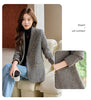 Women Blazer Ladies Grey Coffee Long Sleeve Female Casual Jacket For Autumn Winter Double-Breasted Suit Female Outerwea