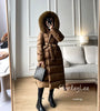 Winter Women 90% White Duck Down Jackets Ultra Light Warm Long Parkas Real Fox Fur Collar Female Hooded Snow Coats