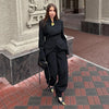 Elegant Women's Jacket V-neck Single Breasted Slim Wasit Female Solid Jackets Early Spring Chic Lady Blazers