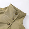 Autumn Stand Collar Trench Coats For Women Long Sleeve Belt Double Breasted Jacket Lady High Street Chic Outerwear
