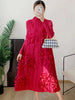 High End Pleated Dress For Women Turtleneck Long Sleeves Tassel Elegant Style Ladies Holiday Clothing Spring 2R7632