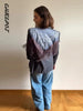 Women's Oversized Blazers Back Bandana Paisley Patchwork Tassels Suit Jacket Autumn Office Lady Lapel Long Sleeve Loose Coat
