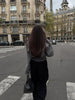 Grey Lace Up Short Woolen Coat Women Chic Solid Stand Collar Double Breasted Pocket Slim Jacket Lady Commute Street Wear