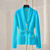 Autumn V-Neck Cardigan Sweaters Jacket Women's Elegant Joker Casual Coat Female Slim Knitted Sweaters Ladies