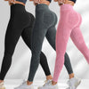 Women High Waist Seamless Yoga Pants Letter Sand Washed Hip Lifting Tight Waist Exercise Outdoor Sports Leggings