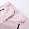 Thicken Warm Women's Skiwear Pink High Collar Hooded Cotton Padded Coats Straight Leg Zipper Pants Winter Lady Ski Suit