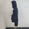 Y2K Gothic Butterfly Print Zip Up Women Hoodies Winter Grunge Skeleton Sweatshirt Casual Hooded Jacket Streetwear Hoodie
