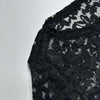 Lace Sheer Maxi Dress, Long-Sleeve Fitted Sexy Pattern Women's Dress, Vintage Birthday Party Evening Long Dresses