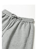 Women's Soft Cotton Curved Leg Long Pants Fall High Waist Drawstring Loose Wide Leg Pear Shape Friendly
