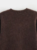 Women Single Breasted Knit Cardigan Long Sleeve O Neck With Pockets Spring Jacket Female Elegant Brown Coat