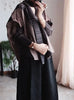 Yudx Pleated Long Sleeve Turndown Collar Cardigan Coats Woman Autumn Winter Loose Batwing Sleeve Short Jacket Designer Clothes