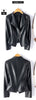 Leather Jacket Women's Short Slim Sheepskin Coat Spring Autumn Leather Jacket Long Sleeve Lapel Zipper Outwear