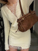 Solid Color Knit Lace Mini Dress V Neck Floral Eyelash Long Sleeve Bodycon Short Robes Women's Street Casual Coquette Gowns