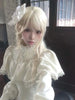 Japanese Gothic Sweet Elegant White Cape Fish Tail Dress Women Slim Design Long Dress Harajuku Vintage Long Sleeve Punk Outfits