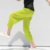 Pleated Basics Ankle-Length Pencil Pants Women Causal Sports Pants