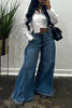Women Streetwear Washed Denim loose Pants Jeans Autumn Winter Loose Safari Style Cargo Harem Hip Hop Jean