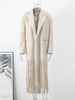 Elegant Tassel Woolen Coat Women Turn Down Collar Full Sleeve Pocket Female Autumn Jacket Streetwear Trench Coats