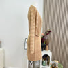 Commuter Knitted Dress Spring Autumn Elegant Two Pieces Set Hip-wrapped Short Striped Cardigan And Dress J408