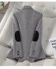 Coffee Blazer Women Spring Autumn High End Design Casual Slim Jacket Office Lady Work Coat Tops Gray