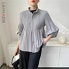 Spring Women's Short Trench Coat Stand Collar Loose Casual Loose Single Breasted Lantern Sleeve Jacket 2DB6686