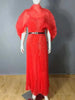 Folds Fall Women's Hand-pleated Loose Dress Plus-size Women's Evening Dress