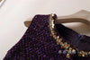 Womens Dresses Small Fragrant Tweed Vest Skirt Beaded Sequined Tweed A word Loose Dress Spring and Autumn Women's Dress