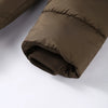 Elegant Fur Collar Hood Belt Long Cotton Jacket Women Zipper Drawstring Waist Parka Down Coat Winter Lady Warm Chic Outwear