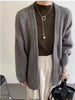Lazy Wind Long Cashmere Sweater Women's Knitted Cardigan Sweater Coat