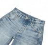 Women's Relaxed-Fit Denim Curved Pants