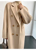 101801 Women Coat Winter Women's Jacket 10% Cashmere 90% Wool Classic Camel Wool Coat