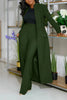 Women's Set Full Sleeve X-Long Blazer Coat+ Long Pant Suit Spring Streetwear Two 2 Piece Set Africa OL Work Outfits