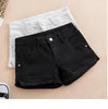 White Denim Shorts Women Low waisted Korean version Slim Elastic Skinny Buttocks Wrapped Sexy Short pants Female