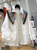 Long-Sleeved Simple Cotton Coats for Women Spring Elegant Lightweight Single Breasted Loose Coats