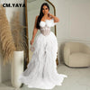 Women Tierred Mesh See Though Off Shoulder Sweetheart Collar Maxi Long Floor Length Dress Evening Sexy Party Dresses